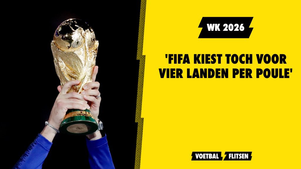 'Toch vier landen per poule op WK 2026'