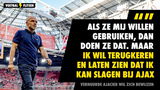 Verhuurde Ajacied hoopt op tweede kans: "Ik wil terugkeren en laten zien dat ik kan slagen bij Ajax"