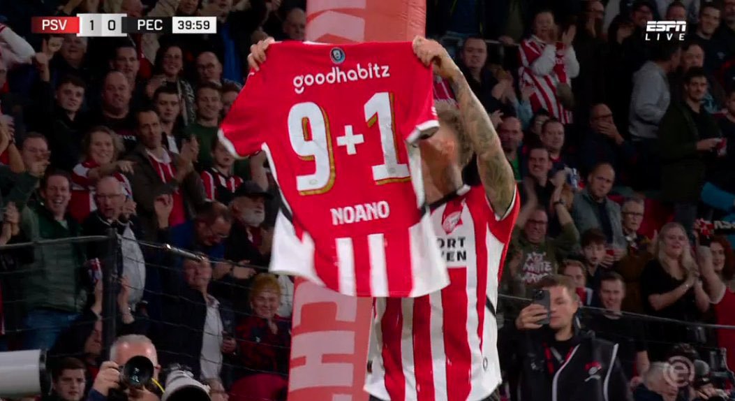 Lang viert goal tegen PEC met nieuwe lyrics: Je bent een 9+1