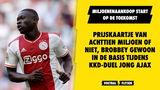 Prijskaartje van achttien miljoen of niet, Brobbey gewoon in de basis tijdens KKD-duel Jong Ajax