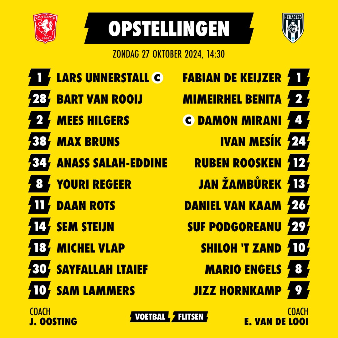 FC Twente evenaart met 5-0 winst grootste overwinning op Heracles