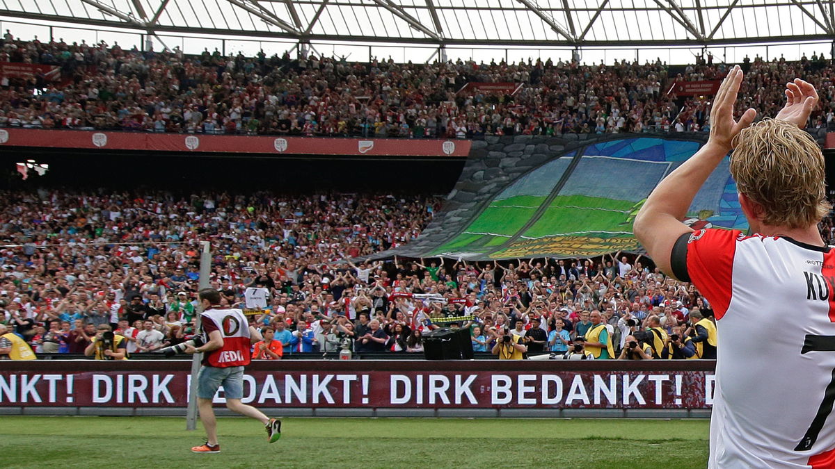 Kuijt Feyenoord met publiek