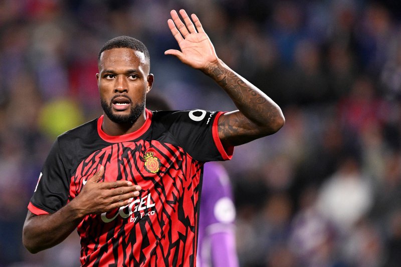 Cyle Larin, spits van Real Mallorca en international van Canada, staat in de belangstelling van PSV.