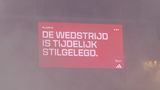 Wedstrijd Ajax tegen FC Groningen gestaakt