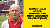 Vandaag 45 jaar geleden: Feyenoordkeeper Treijtel schiet meeuw uit de lucht (dood)