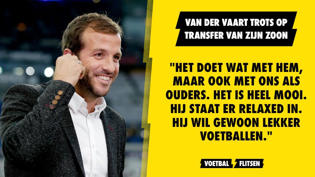 Van Der Vaart Trots Op Zijn Zoon Na Ajax-transfer: "Het Is Geweldig!"