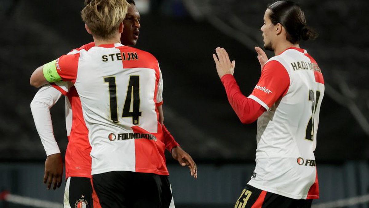 Feyenoord hervindt Europese glans: Hadj Moussa leidt De Kuip naar zege