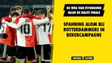 De route van Feyenoord naar de halve finale van de KNVB beker