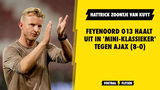 Feyenoord Onder 13 heeft de leeftijdsgenoten van Ajax zaterdagochtend een pak slaag gegeven.