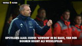 Opstelling Ajax: Kudus 'gewoon' in de basis, Van den Boomen begint als wisselspeler