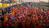 Supporters van het Nederlands elftal