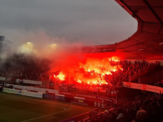 Hoe het uitvak eruit zag in de 27e minuut