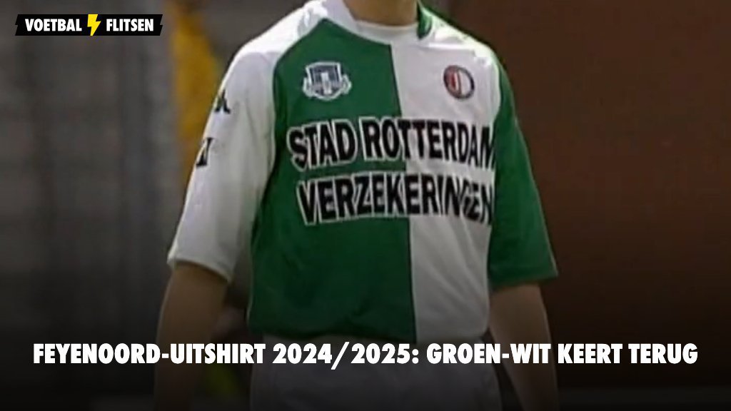 Feyenoorduitshirt 2024/2025 'Groenwit keert terug'