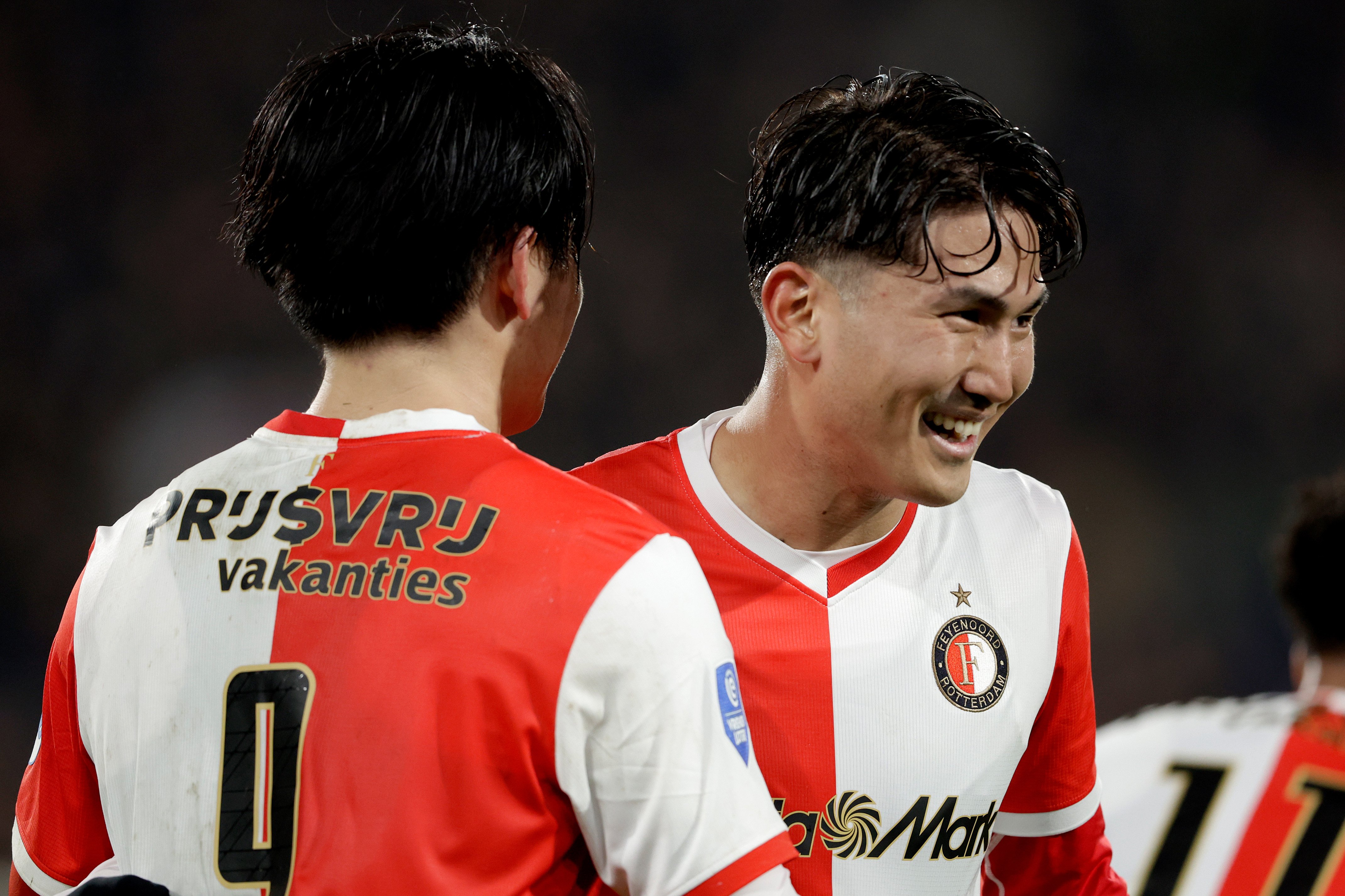 Het tweetal in dienst bij Feyenoord