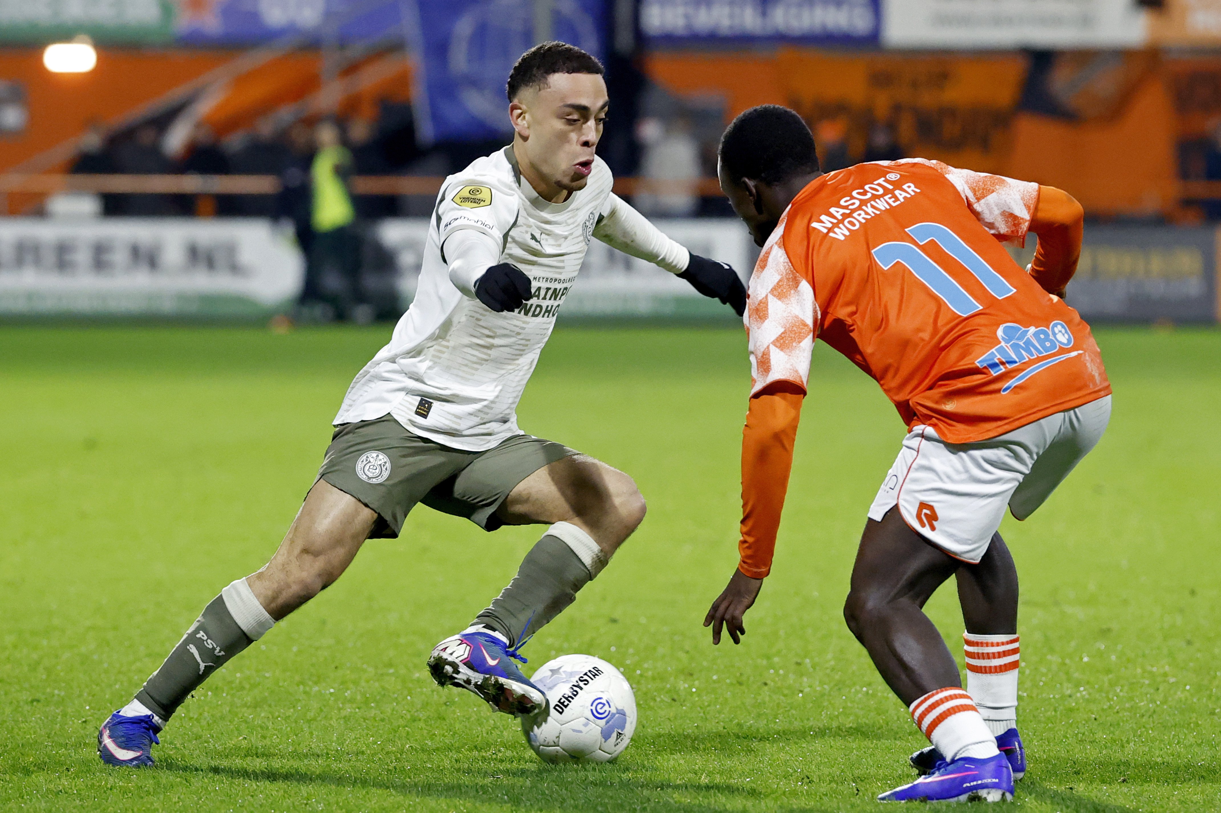 Sergiño Dest tijdens FC Volendam - PSV