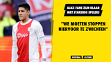 Ajax-fans zijn klaar met stakende spelers: "We moeten stoppen hiervoor te zwichten"